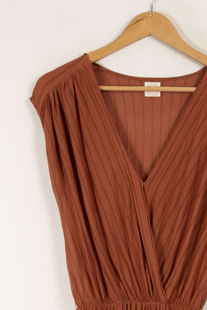 Robe marron - Taille XS/34