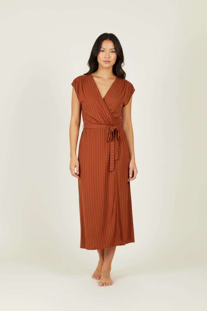 Robe marron - Taille XS/34