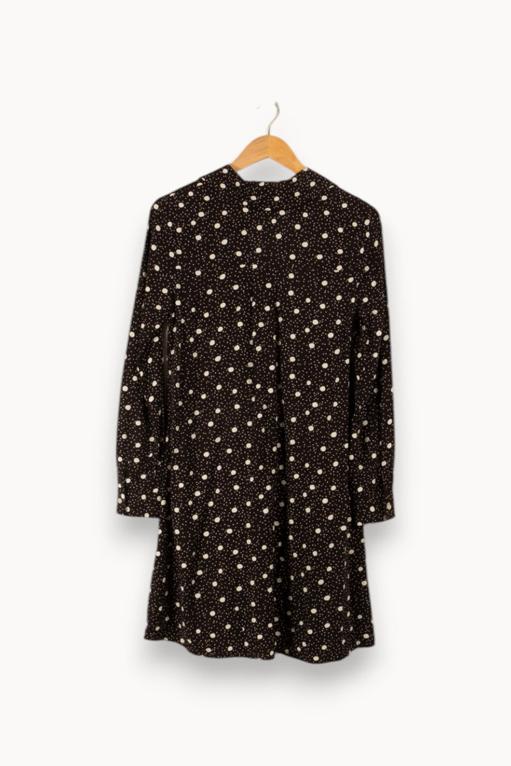 Robe noire à motifs - Taille XS/34