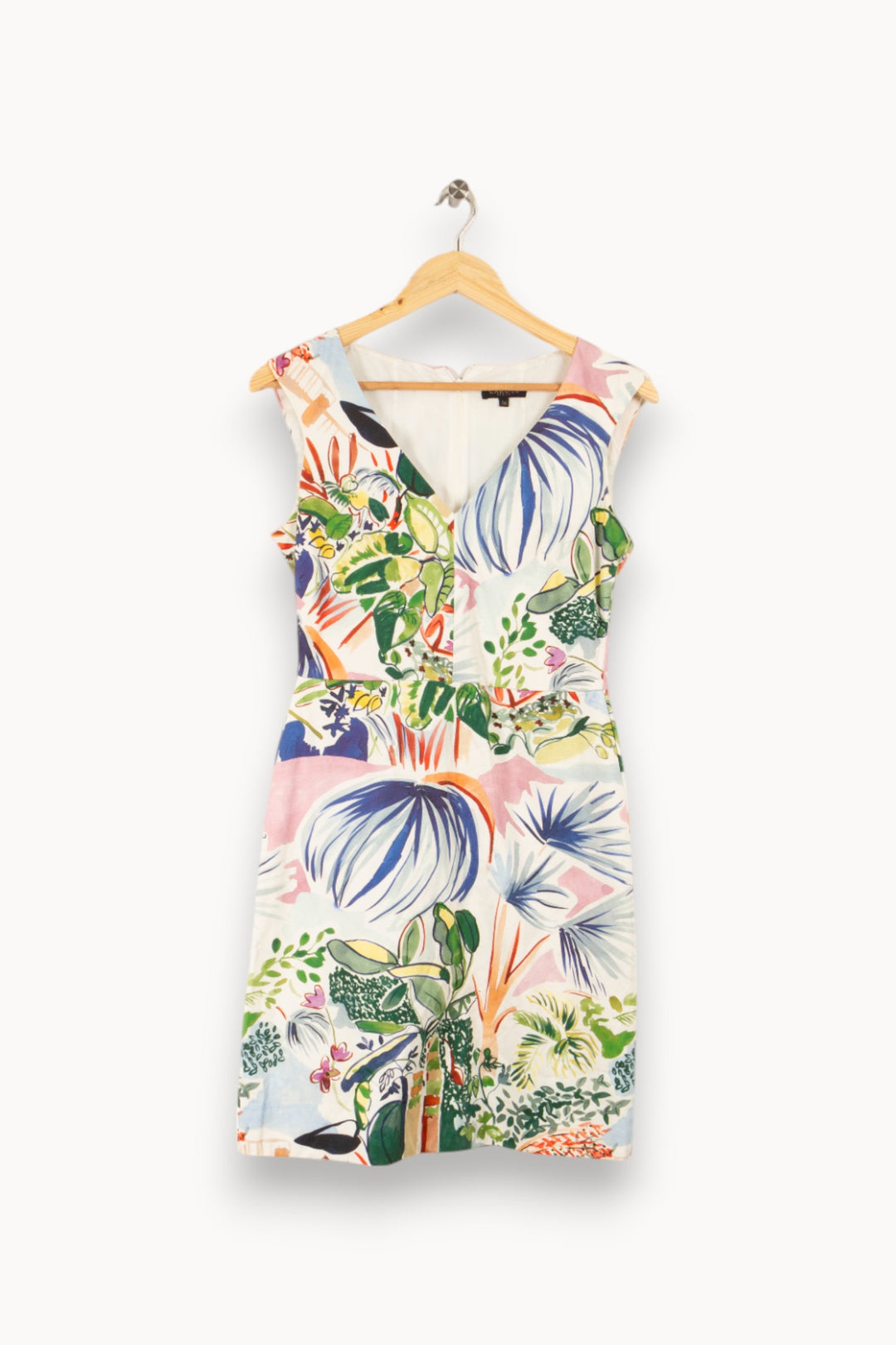 Robe multicolore à motifs - Taille M/38