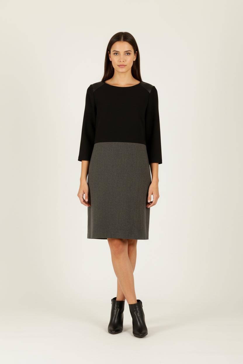 Robe noire et grise - Taille L/40