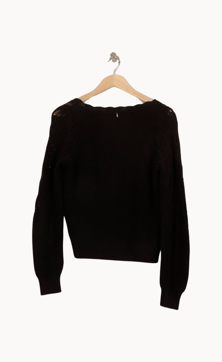 Cardigan Noir - Taille M/38 de la marque One Step | PARAD21665 - Vendu par Paradigme - Image 4