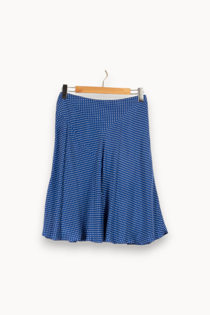 Jupe bleue à pois - Taille S/36