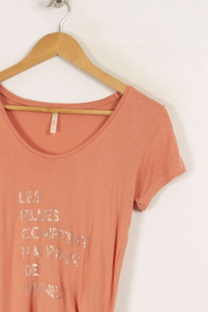 T-shirt rose - Taille XS/34