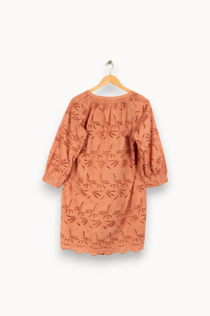 Robe en dentelle rose - Taille S/36