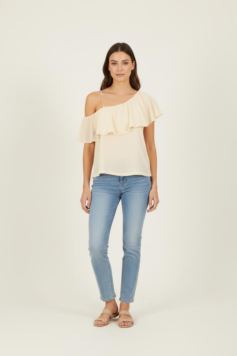 Blouse beige - Taille S/36