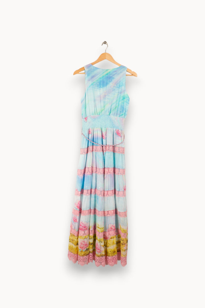 Robe longue multicolore - Taille S/36