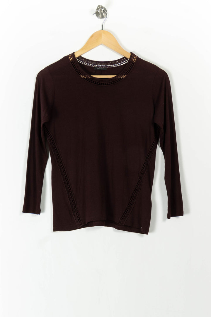 Tee-shirt Violet - Taille XS/34 de la marque IKKS | PARAD21839 - Vendu par Paradigme - Image 2