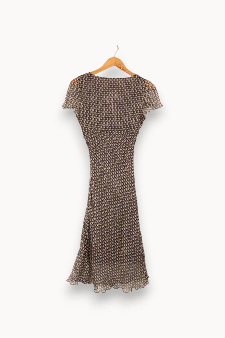 Robe grise à motifs - Taille S/36