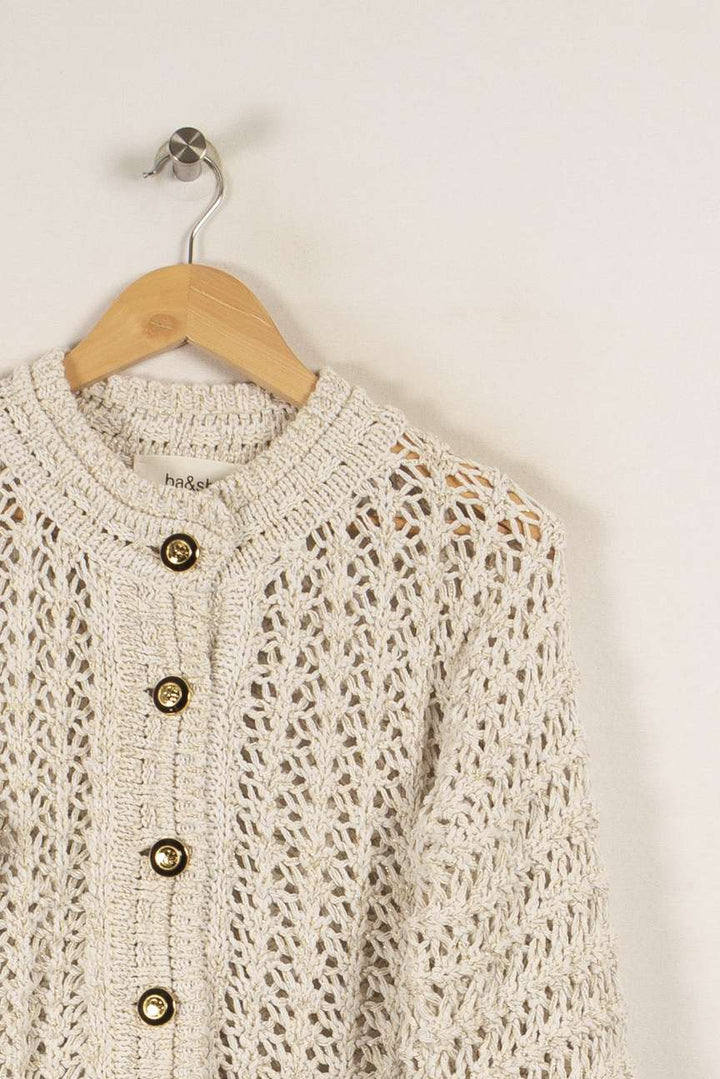 Cardigan en maille beige - Taille M/38