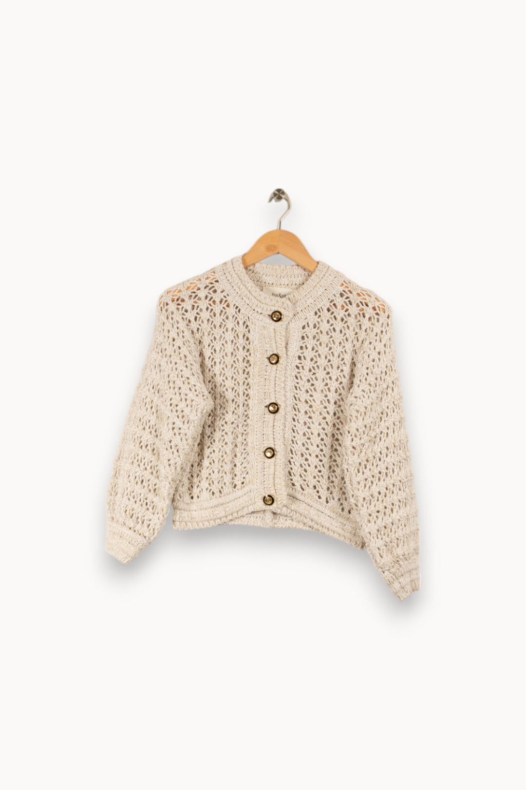 Cardigan en maille beige - Taille M/38