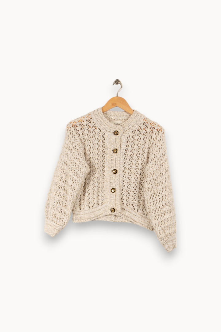 Cardigan en maille beige - Taille M/38