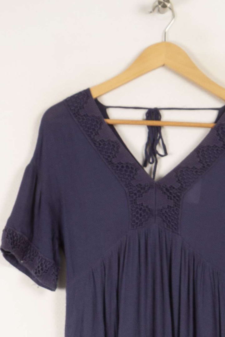 Robe bleue avec détails - Taille XS/34