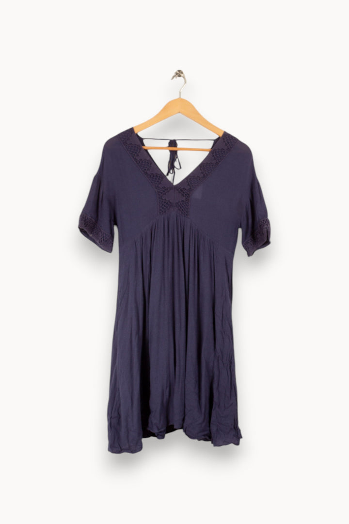 Robe bleue avec détails - Taille S/36