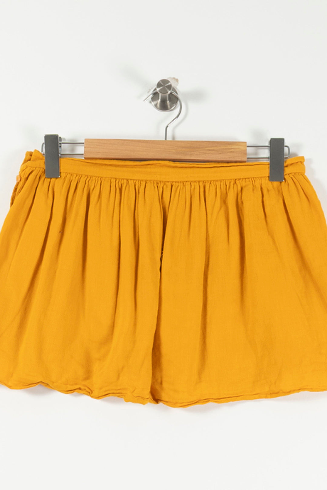 Jupe Courte Jaune - Taille S/36 de la marque American Vintage | PARAD21890 - Vendu par Paradigme - Image 4