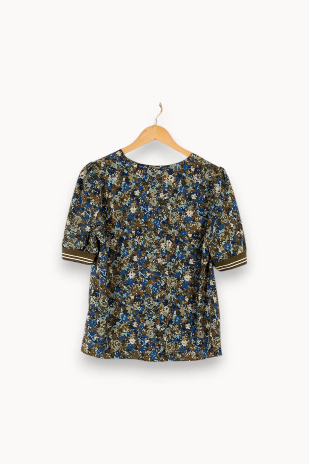 Blouse verte à motifs - Taille L/40