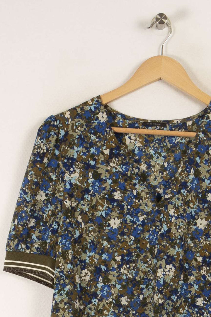 Blouse verte à motifs - Taille L/40