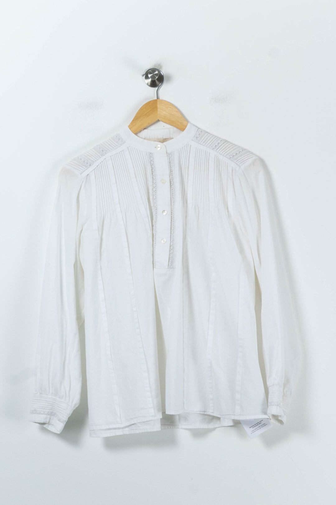 Blouse Blanche - Taille M/38 de la marque Vanessa Bruno | PARAD21899 - Vendu par Paradigme - Image 2