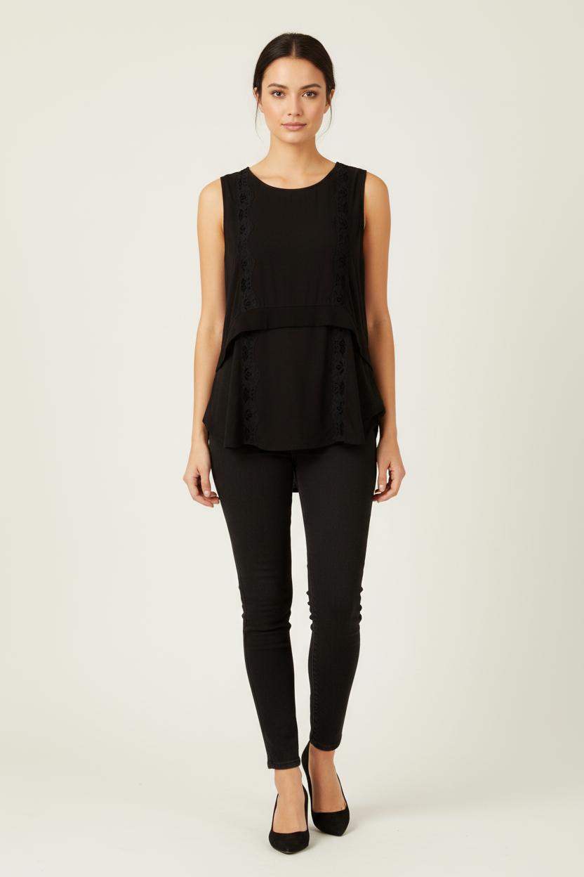 Top noir - Taille L/40