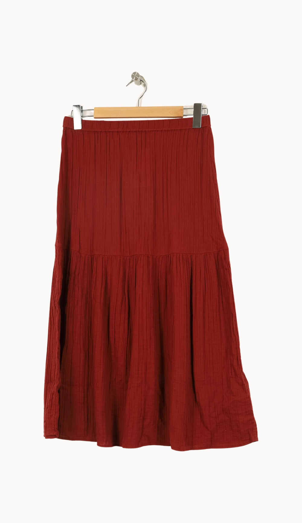 Jupe Longue Bordeaux - Taille XS/34 de la marque Des petits hauts | PARAD21918 - Vendu par Paradigme - Image 2