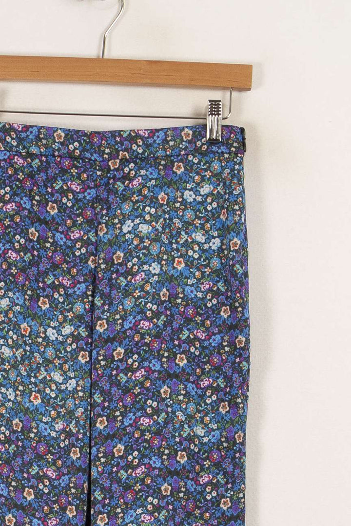 Pantalon fleuri multicolore - Taille S/36