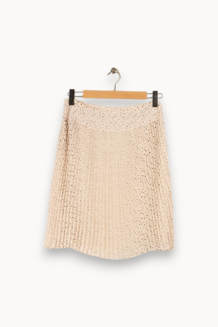 Jupe blanche à pois - Taille L/40