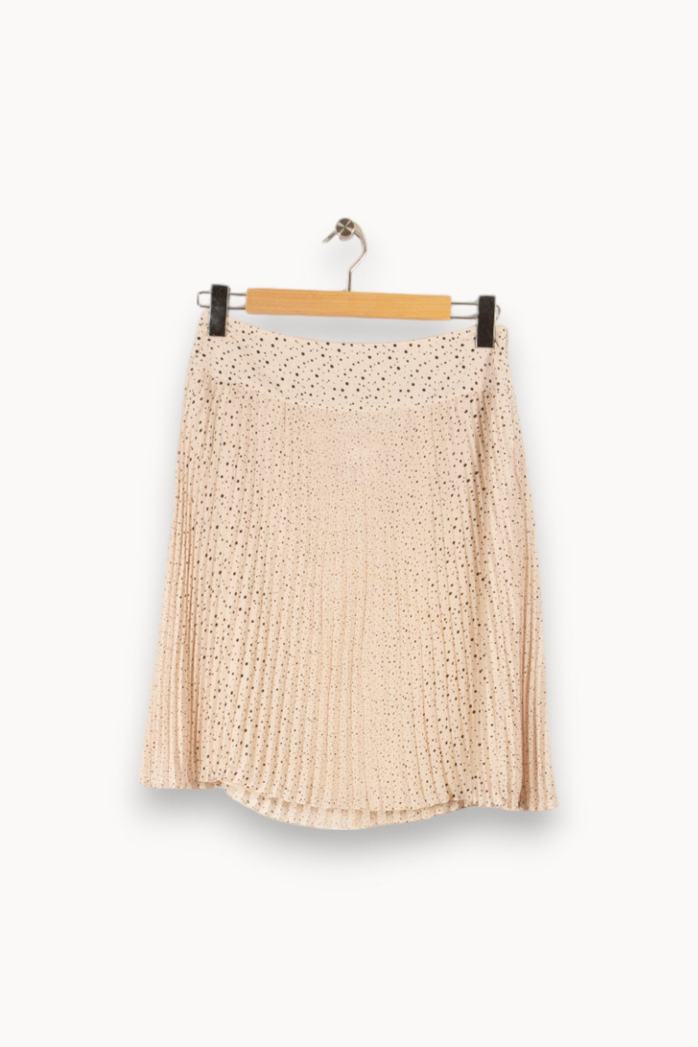 Jupe blanche à pois - Taille L/40