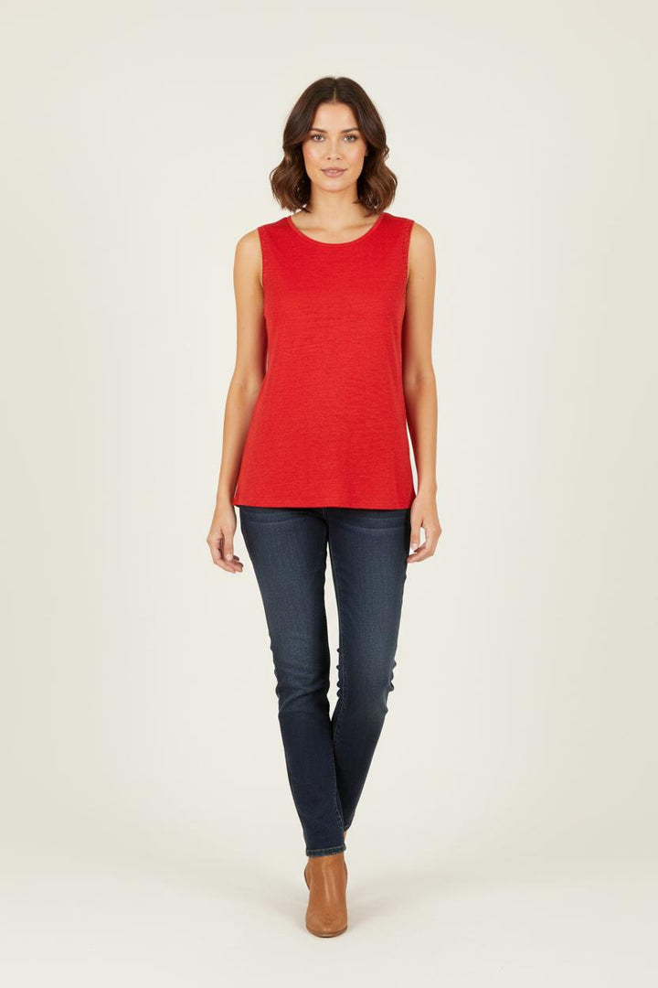 Débardeur rouge - Taille S/36