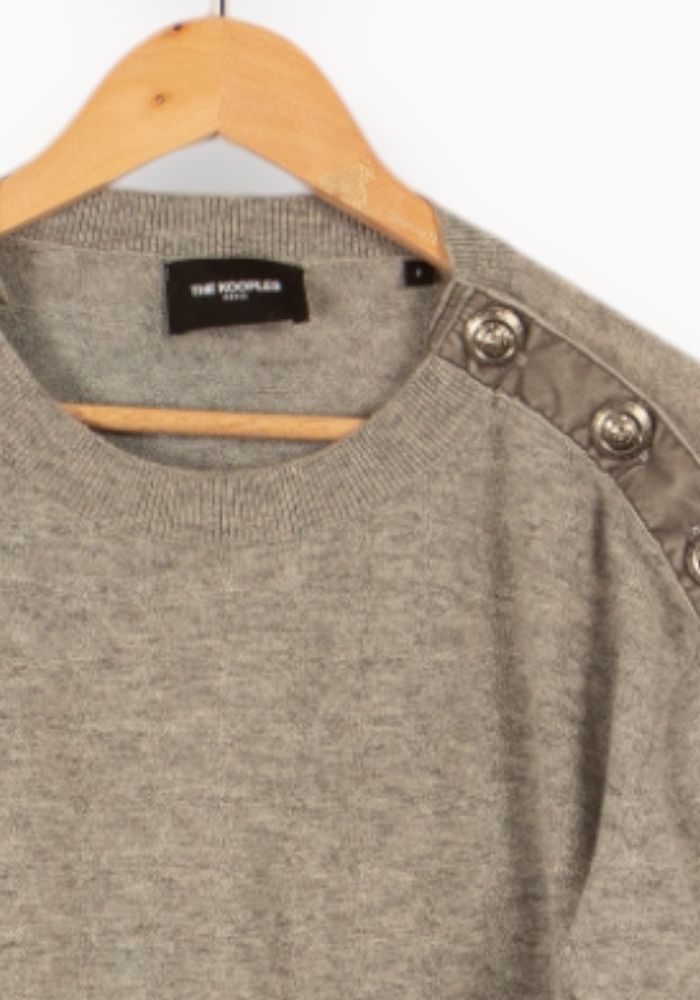 Pull Gris - Taille M/38 de la marque The Kooples | PARAD21978 - Vendu par Paradigme - Image 3