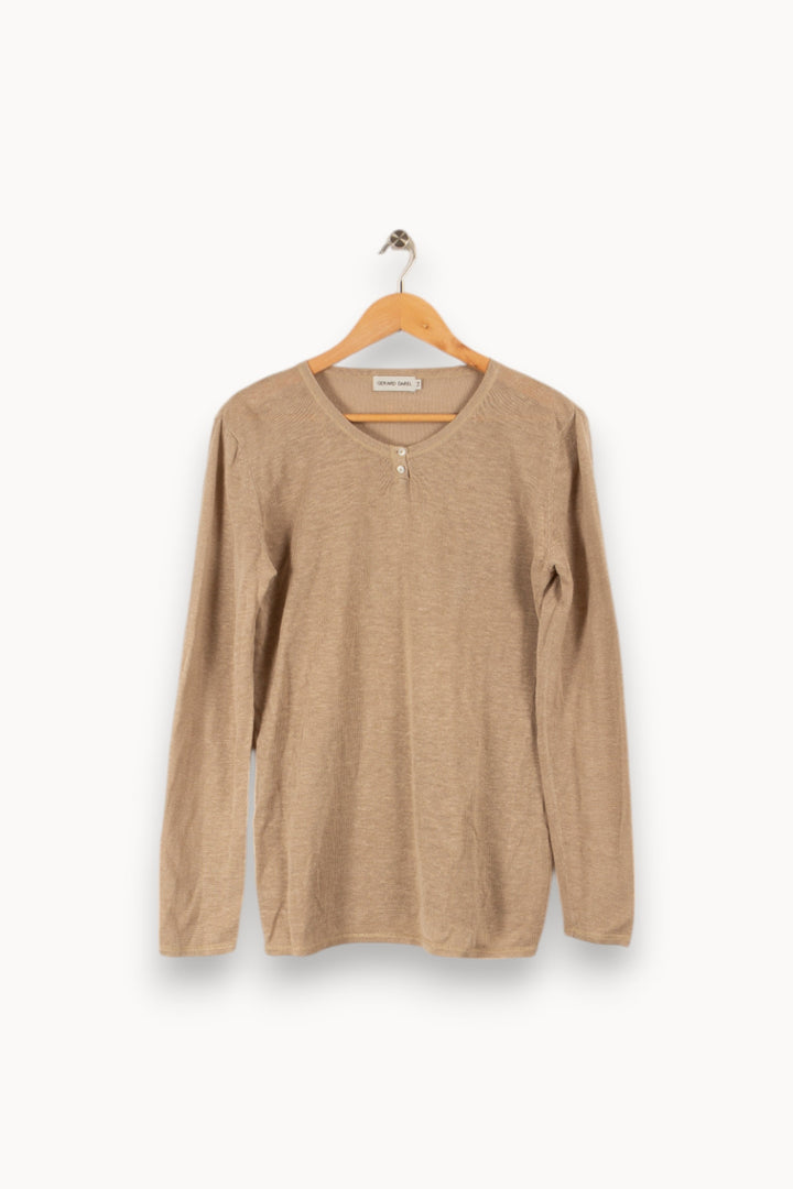 Pull beige - Taille XL/42