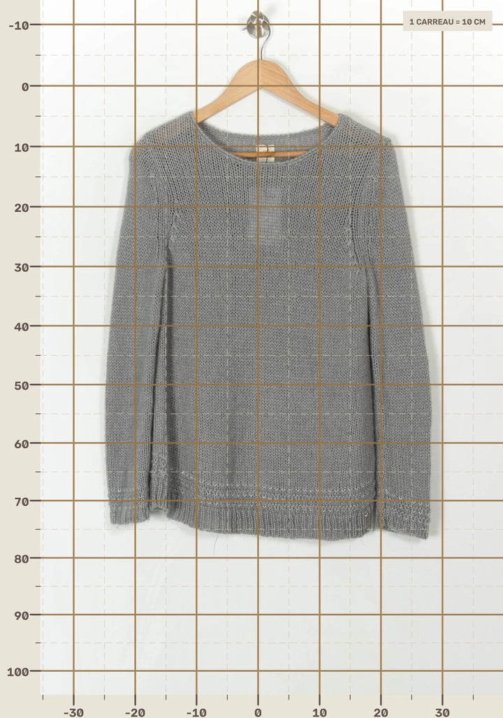 Pull Gris - Taille S/36 de la marque Des petits hauts | PARAD22045 - Vendu par Paradigme - Image 4