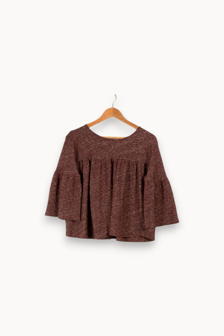 Blouse bordeaux - Taille M/38