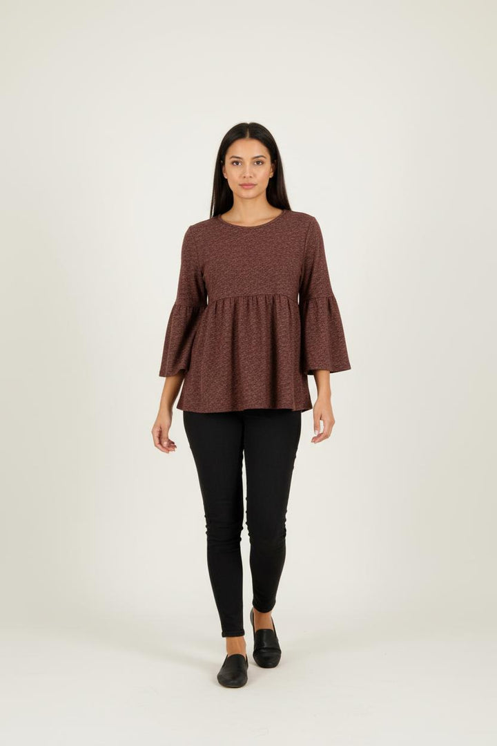 Blouse bordeaux - Taille M/38
