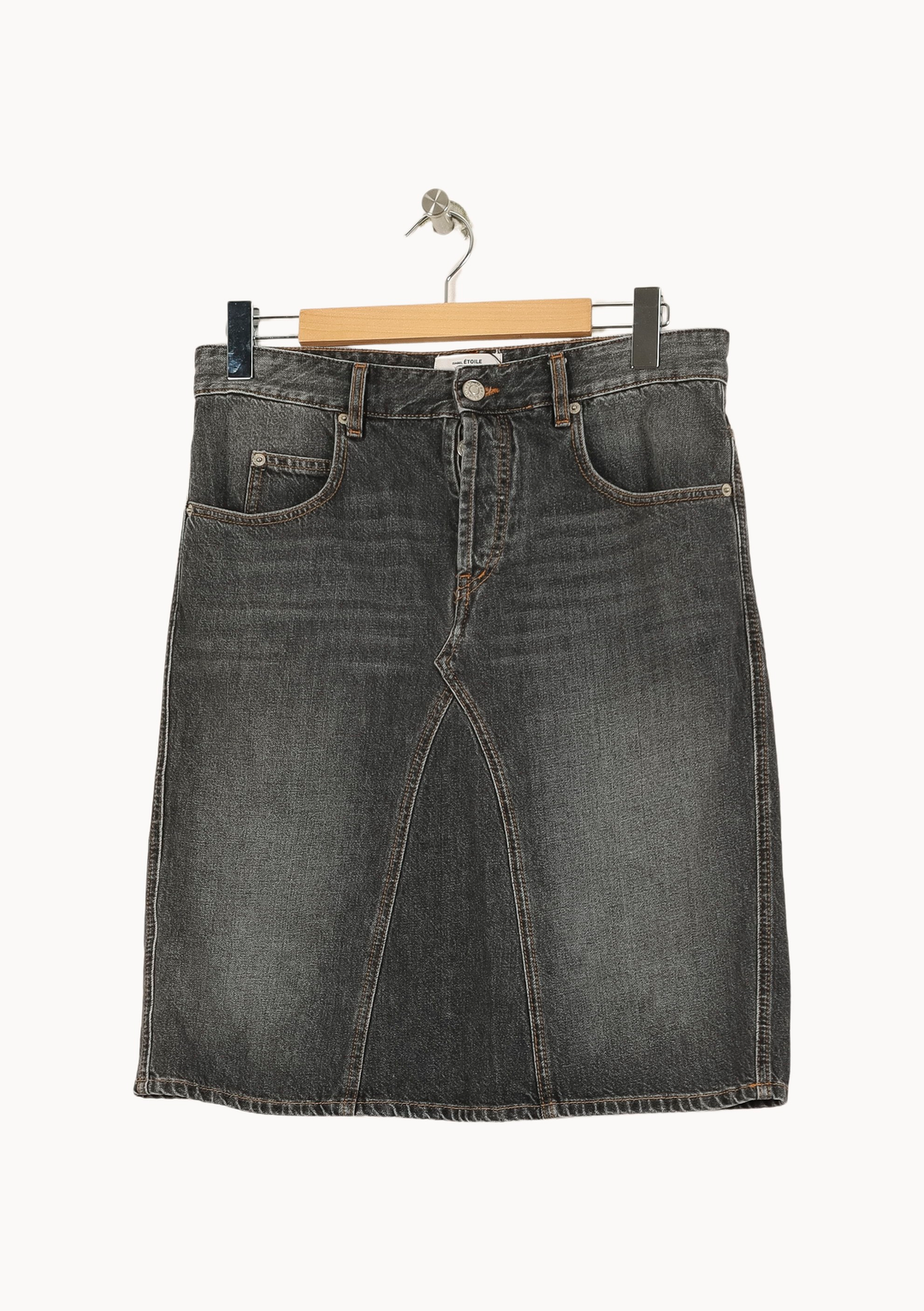 Jupe Midi Grise - Taille L/40 de la marque Isabel Marant étoile | PARAD22059 - Vendu par Paradigme - Image 2