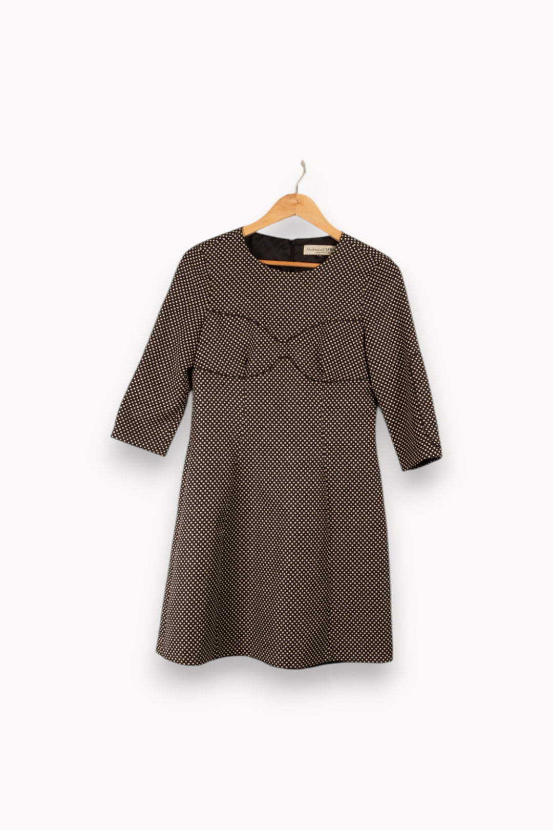 Robe noire à motifs - Taille M/38