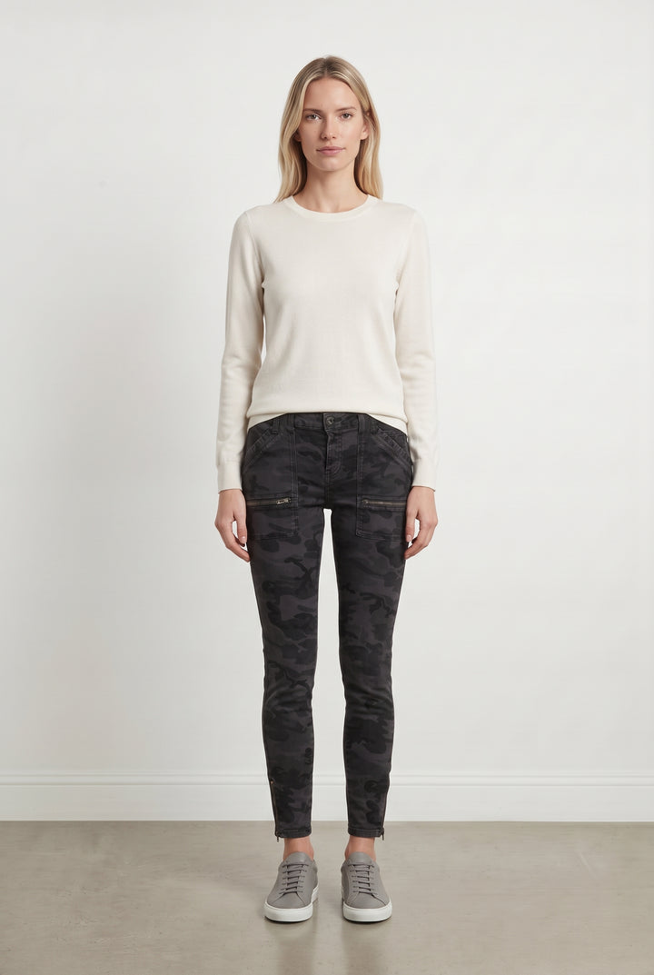Pantalon Cargo Gris et Noir - Taille S/36 de la marque IKKS | PARAD22069 - Vendu par Paradigme - Image 1