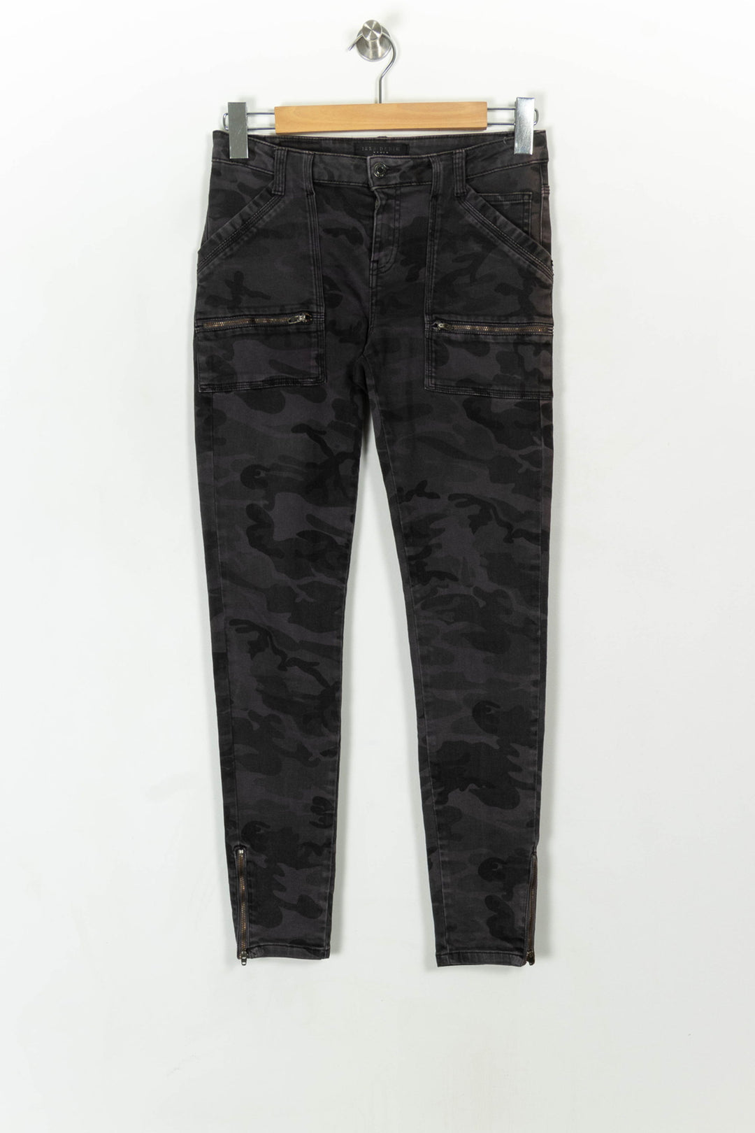 Pantalon Cargo Gris et Noir - Taille S/36 de la marque IKKS | PARAD22069 - Vendu par Paradigme - Image 2