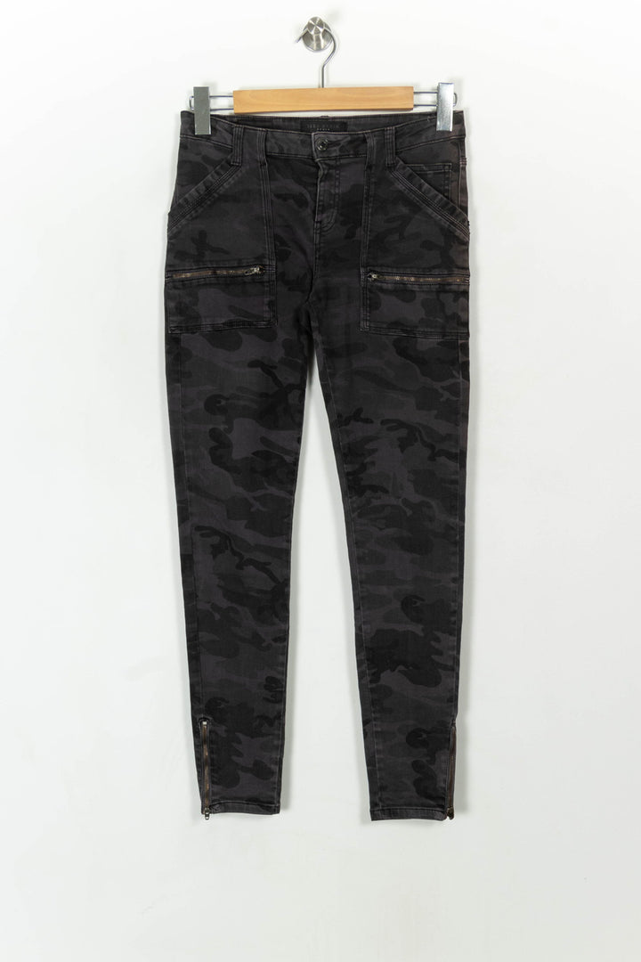 Pantalon Cargo Gris et Noir - Taille S/36 de la marque IKKS | PARAD22069 - Vendu par Paradigme - Image 2