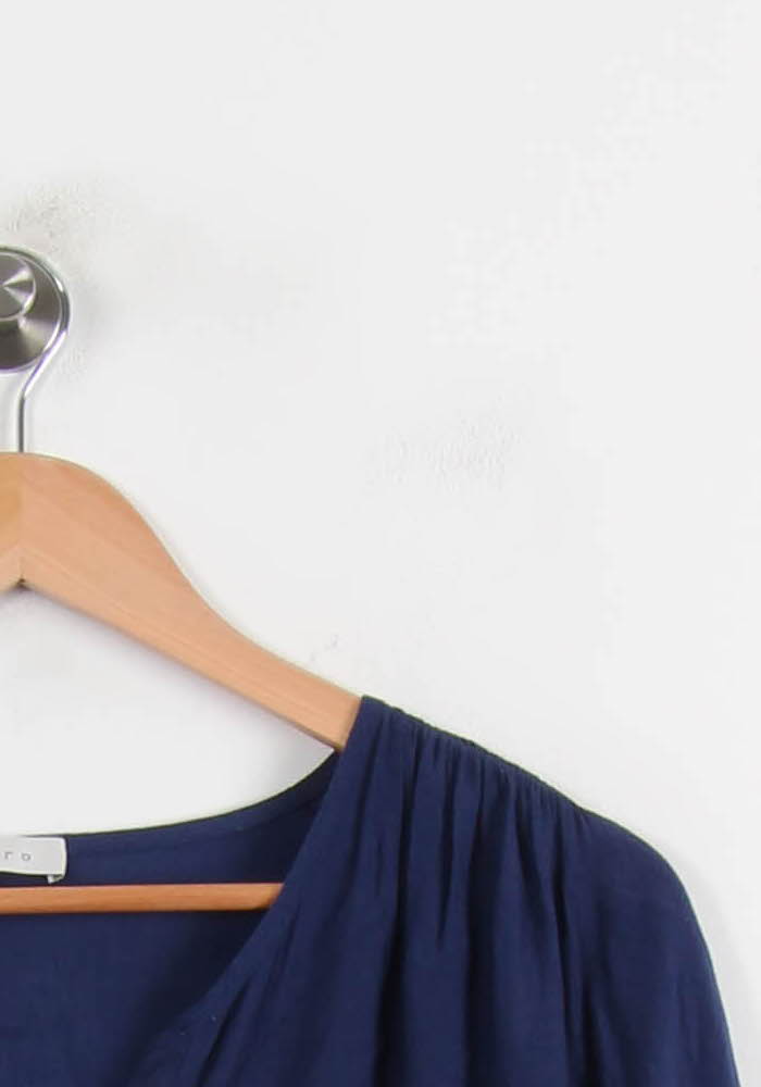 Blouse Bleue - Taille S/36 de la marque Sandro | PARAD22088 - Vendu par Paradigme - Image 3