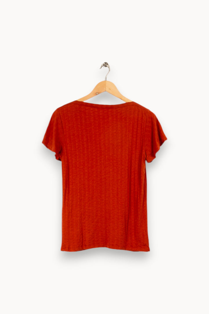 T-shirt orange - Taille S/36