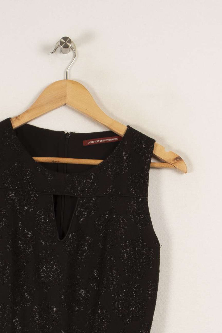 Robe noire avec détails - Taille S/36