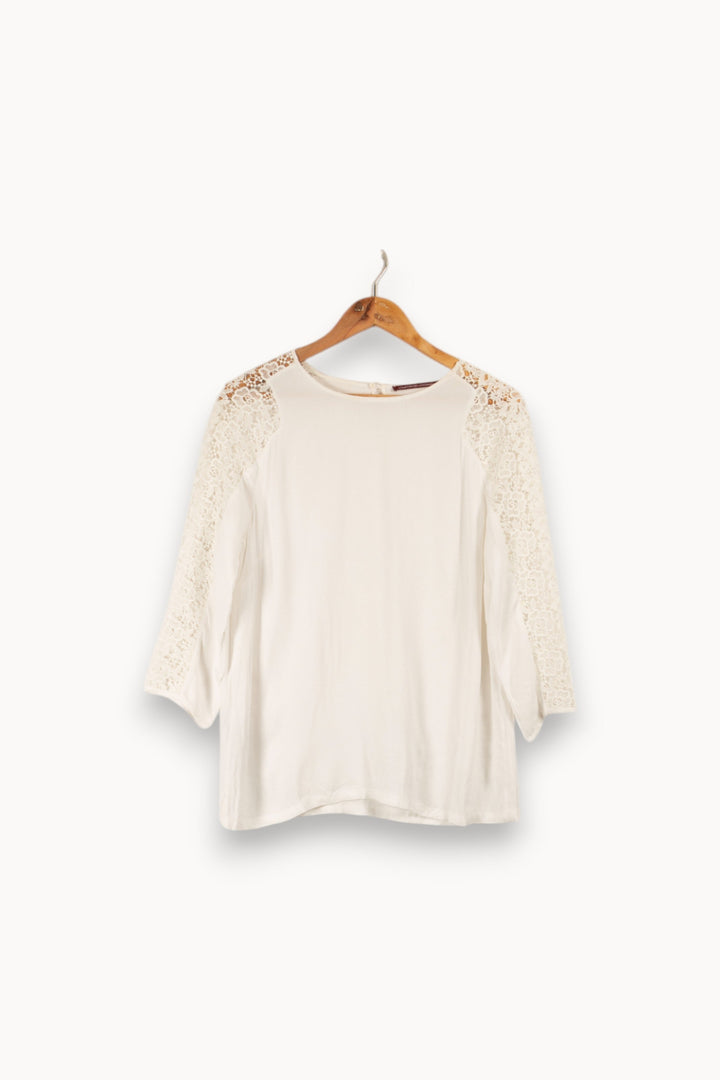 Blouse blanche avec détails - Taille M/38