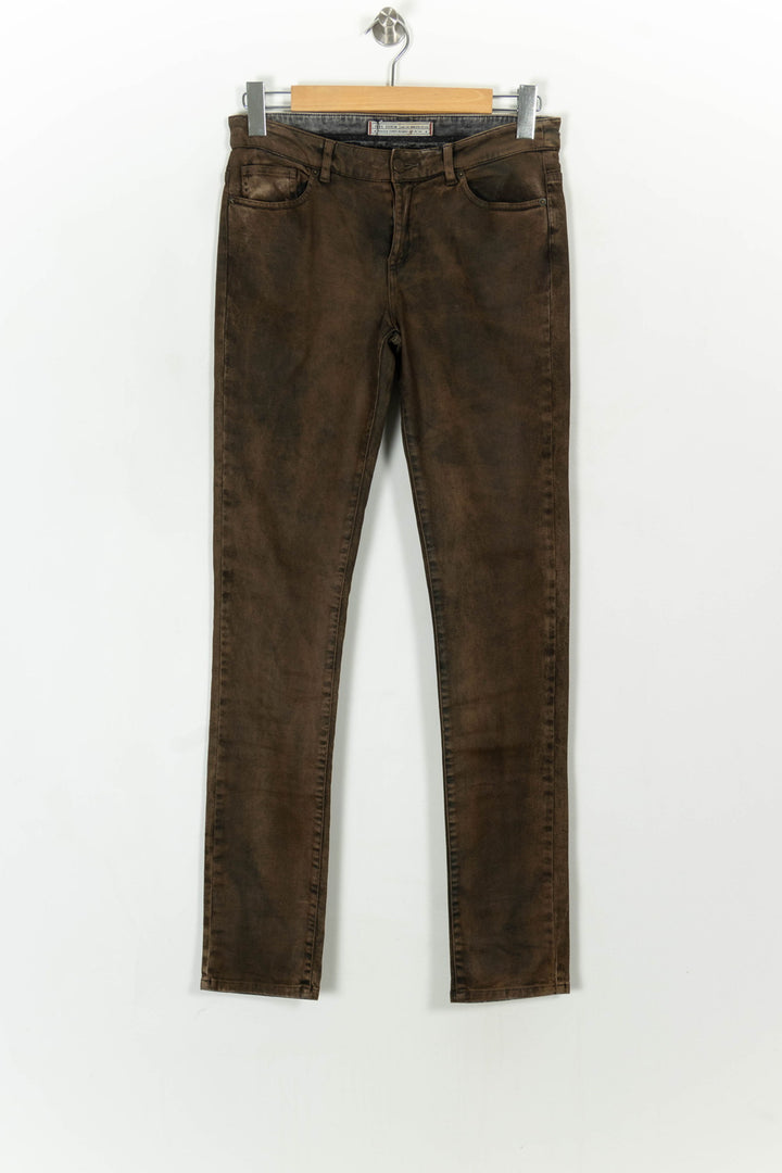 Jean Marron - Taille M/38 de la marque IKKS | PARAD22164 - Vendu par Paradigme - Image 2