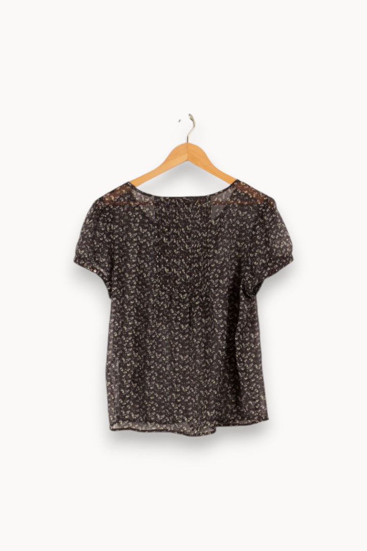 Blouse grise multicolore - Taille XL/42