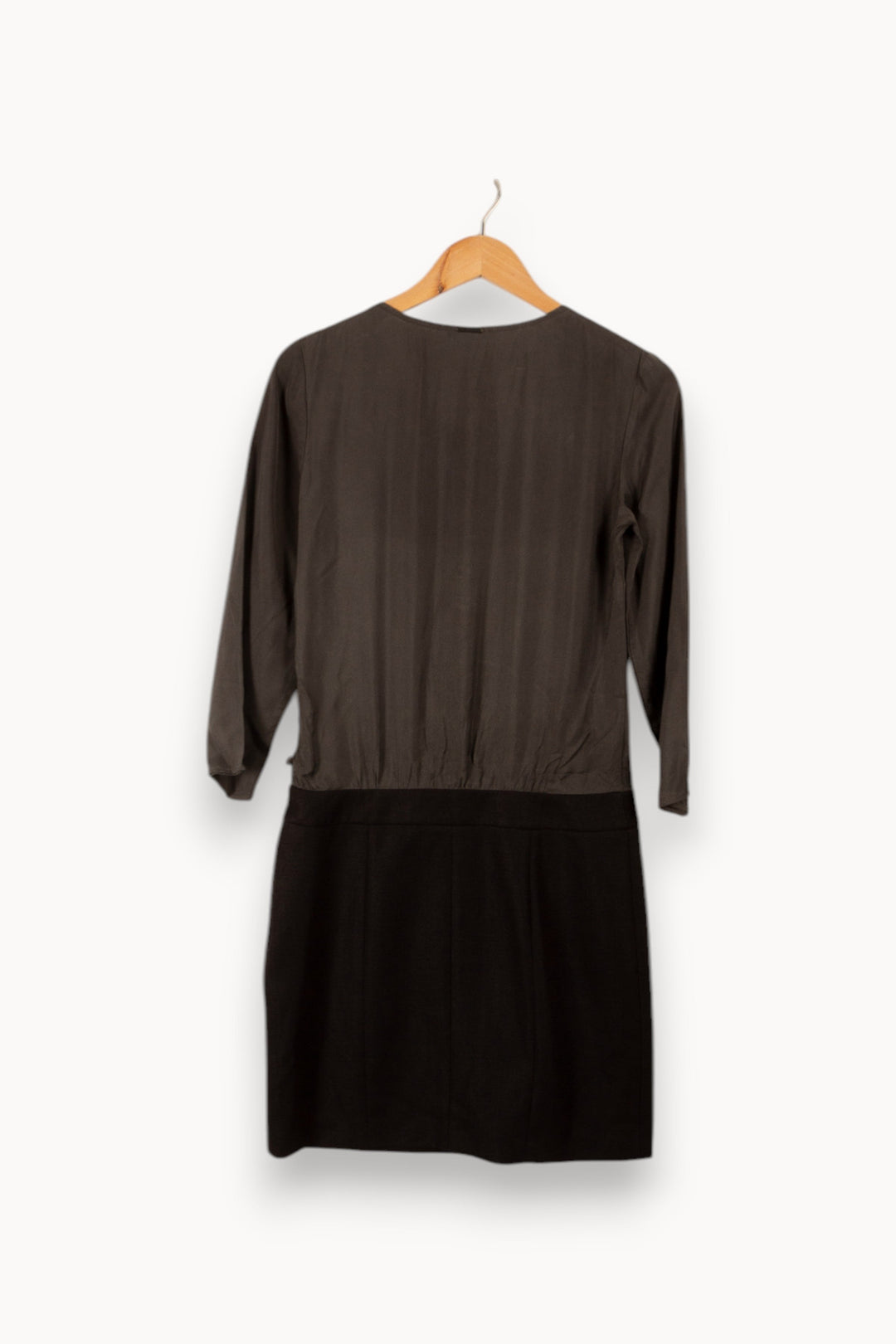 Robe noire et verte - Taille S/36