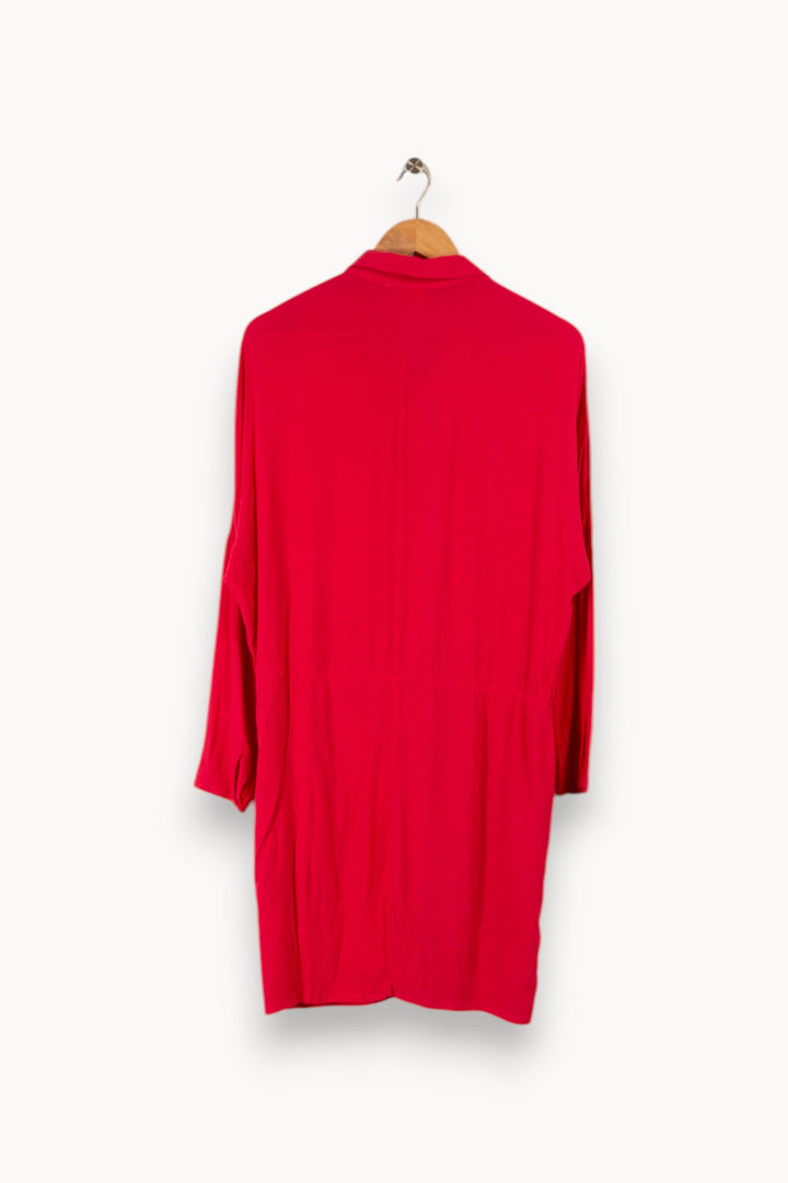 Robe-chemise rose - Taille S/36