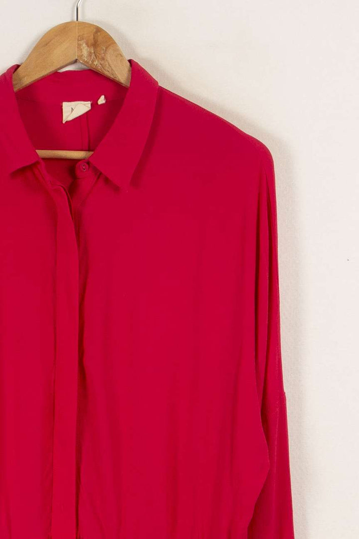 Robe-chemise rose - Taille S/36