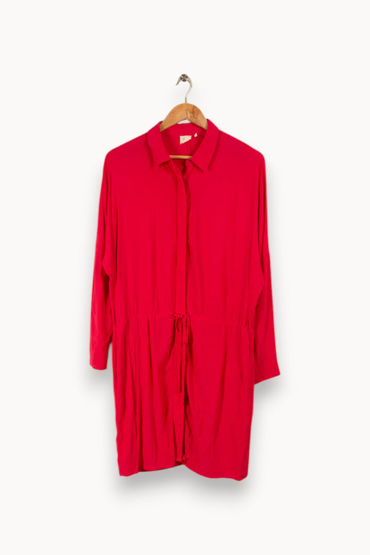 Robe-chemise rose - Taille S/36
