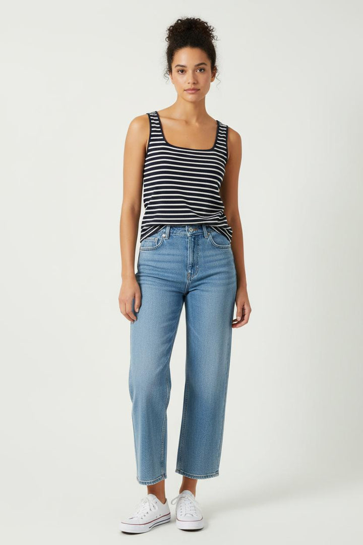 Débardeur Bleu et Blanc - Taille XL/42 de la marque Sézane | PARAD22200 - Vendu par Paradigme - Image 1