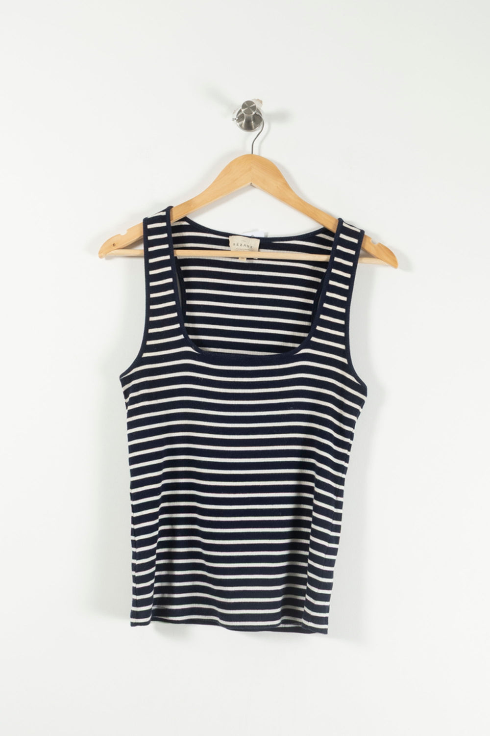 Débardeur Bleu et Blanc - Taille XL/42 de la marque Sézane | PARAD22200 - Vendu par Paradigme - Image 2